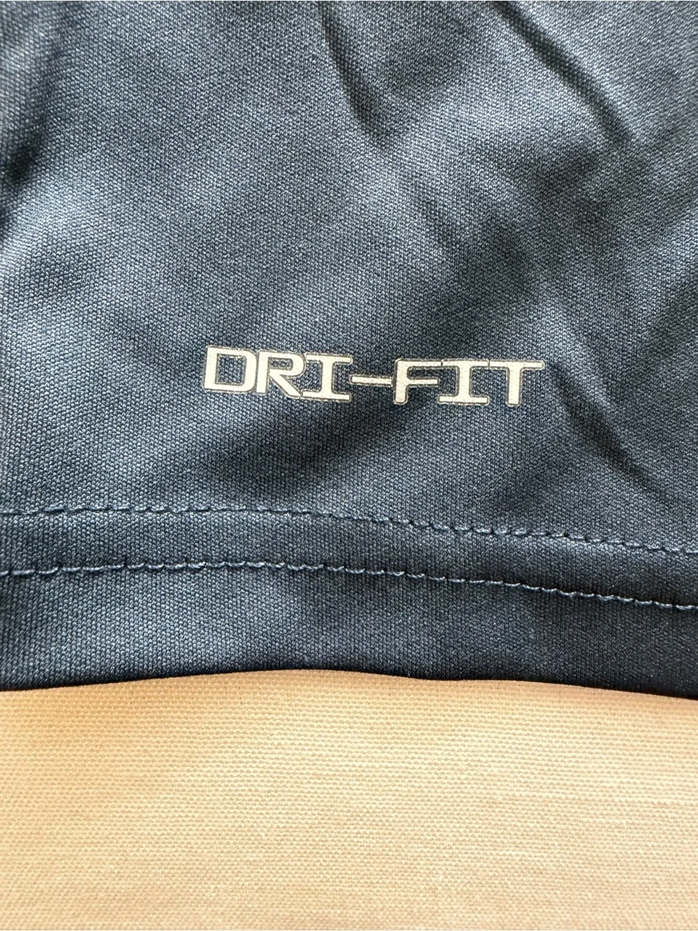 Nike Men’s Short-Sleeve Dri-FIT T-Shirt — Light Slate Blue with White Swoosh - Picture 4 of 8